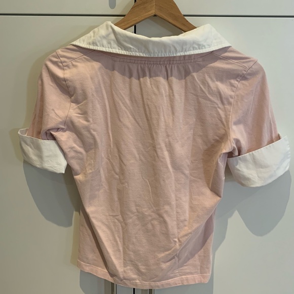Easy one step light pastel pink work shirt from Zara. - Picture 2 of 5